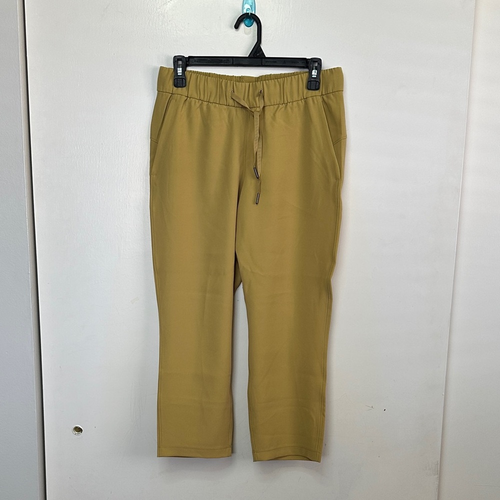Lululemon Athletica Mustard Capris